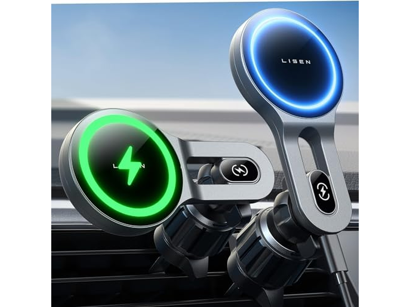 Cargador de coche inalámbrico magnético de 15 W