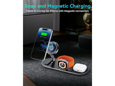Estación de carga 3 en 1 con cargador Magsafe