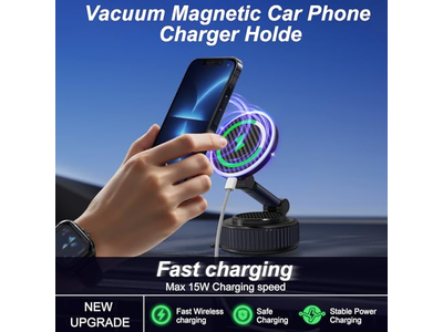 Soporte magnético de carga de teléfono para coche
