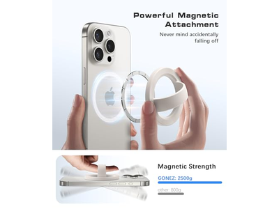 Agarre magnético para teléfono compatible con MagSafe