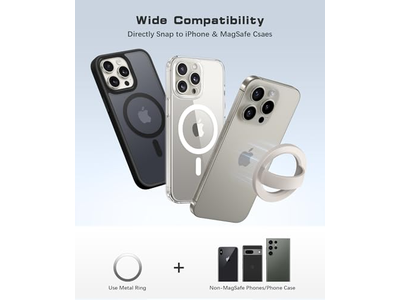 Agarre magnético para teléfono compatible con MagSafe