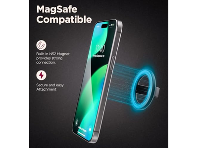 Soporte magnético para agarre de teléfono, anillo fino de silicona para dedo