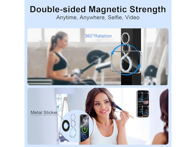 Soporte magnético para teléfono con soporte de dos caras y soporte