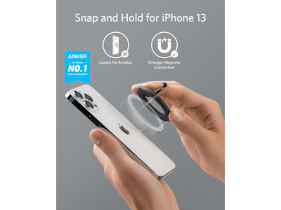 Agarre magnético para teléfono con soporte ajustable para la serie iPhone