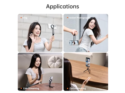 Soporte magnético para trípode de teléfono para iPhone