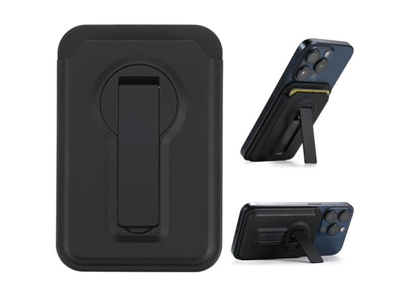 Cartera magnética para iPhone: tarjetero y soporte ligeros