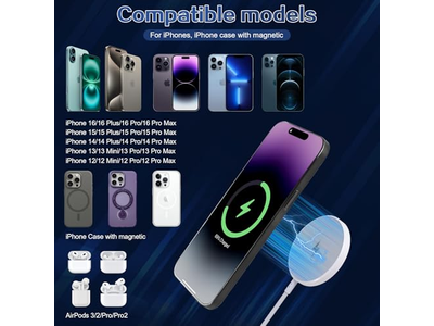 Cargador inalámbrico magnético para carga inalámbrica de iPhone