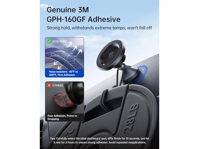 MagSafe Car Mount Soporte magnético para teléfono con rotación 360