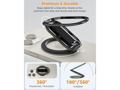 Soporte y agarre para teléfono MagSafe con soporte 4 en 1 para dedo