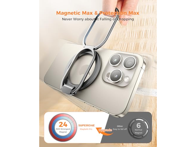 Soporte para anillo de teléfono MagSafe Soporte magnético ajustable