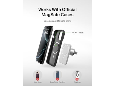 MagSafe Vent Mount Pro Soporte MagSafe para iPhone para coche