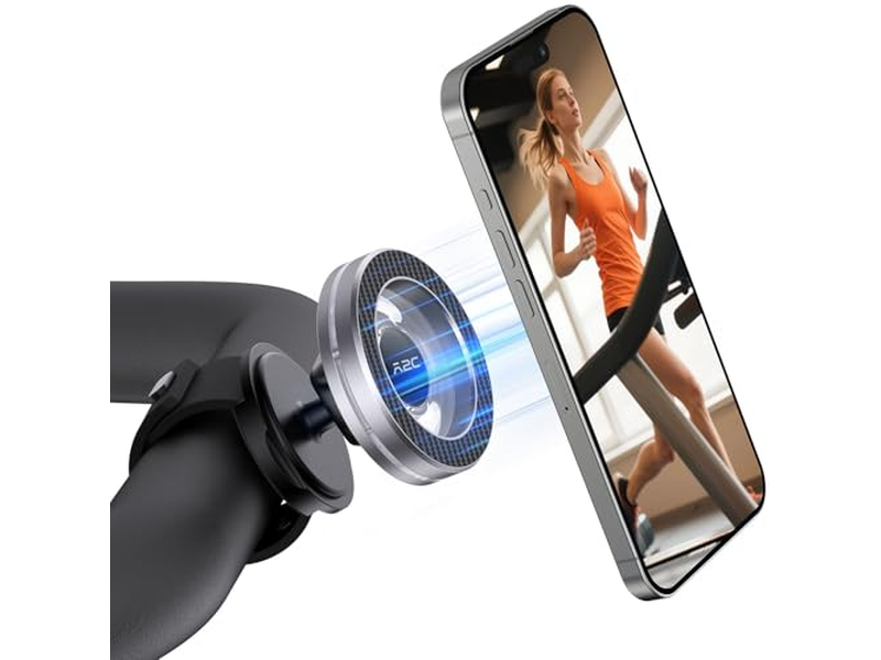 Soporte para teléfono para bicicleta Peloton, cinta de correr, cochecito, soporte para teléfono