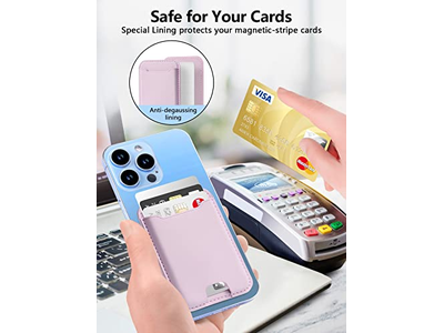 Portatarjetas magnético para iPhone Serie 12-16 Bloqueo RFID Se adapta a 4 Ca