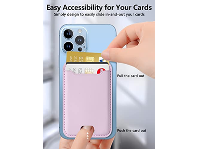 Portatarjetas magnético para iPhone Serie 12-16 Bloqueo RFID Se adapta a 4 Ca