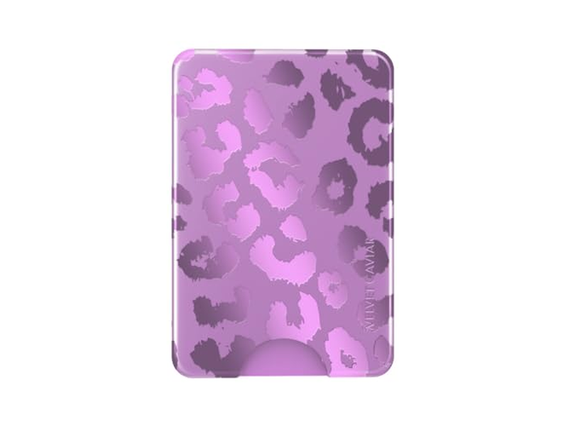Cartera con tarjetero magnético para iPhone 12-13-14-15 - Púrpura Amatista L