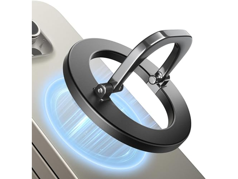 Agarre magnético para teléfono y soporte de anillo compatible con accesorios MagSafe