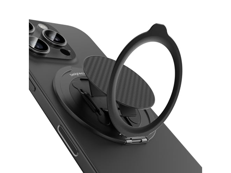 Agarre y soporte magnético para teléfono con rotación de 360 grados para teléfonos inteligentes