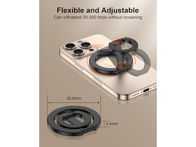 Soporte magnético para teléfono con soporte ajustable para teléfonos inteligentes