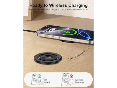 Soporte magnético para teléfono con soporte ajustable para teléfonos inteligentes