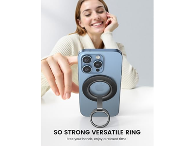 Soporte magnético para teléfono con anillo de rotación de 360 grados para MagSafe Accesso