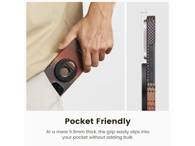 Agarre magnético para teléfono con rotación de 360 grados compatible con iPhone