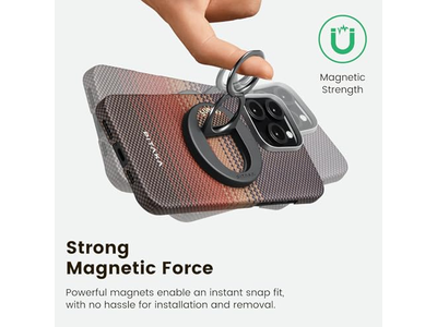 Agarre magnético para teléfono con rotación de 360 grados compatible con iPhone