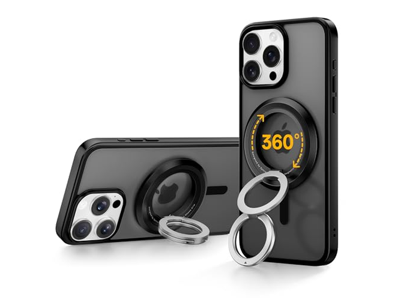Soporte magnético para teléfono con rotación de 360 grados y agarre de doble cara compatible