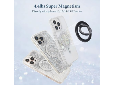 Soporte magnético para anillo de teléfono con accesorio MagSafe para iPhone