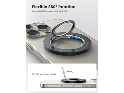 Soporte magnético para anillo de teléfono con rotación de 360 grados para dispositivos MagSafe