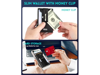 Cartera emergente magnética para iPhone con capacidad para 8 tarjetas y billetes