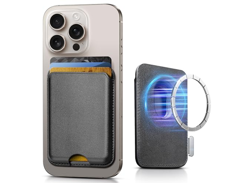 Cartera magnética para iPhone Series y fundas MagSafe - Tarjeta de bloqueo RFID