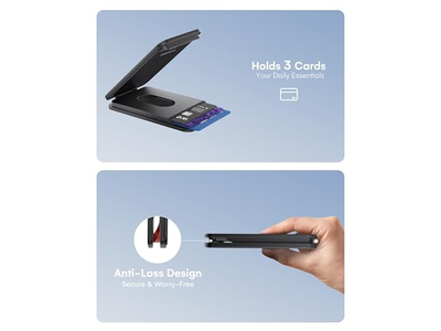 Cartera Magnética para iPhone con Soporte Ajustable y Tarjetero