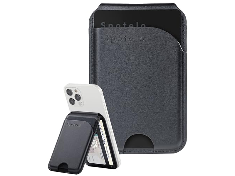 Cartera Magnética para iPhone con Soporte Ajustable y Bloqueo RFID