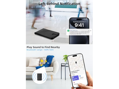Cartera magnética para iPhone con tarjetero Find My 6 y bloqueo RFID