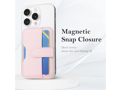 Cartera Magnética Con Tarjetero Para Teléfonos Compatibles Con Magsafe - Rosa