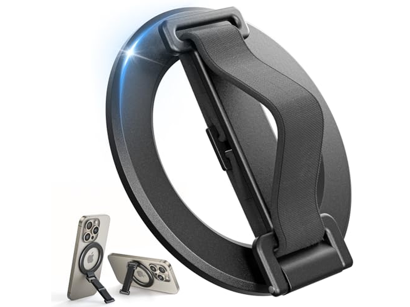 Agarre para teléfono MagSafe con correa para el dedo Soporte para anillo MagSafe extraíble