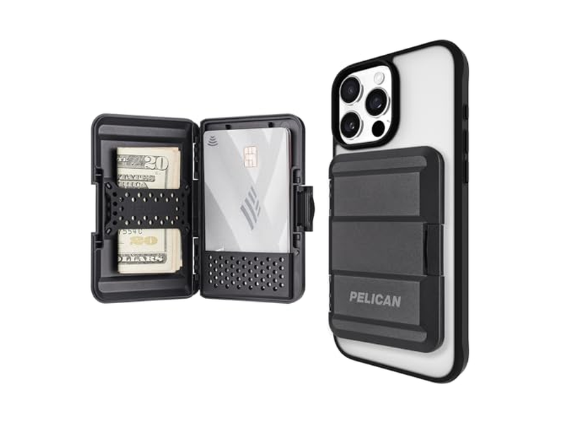 Cartera MagSafe para iPhone - Portatarjetas magnético a presión - Desmontable